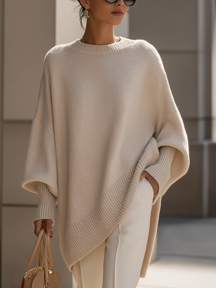 Ludovica | Maglione oversize con scollo ampio