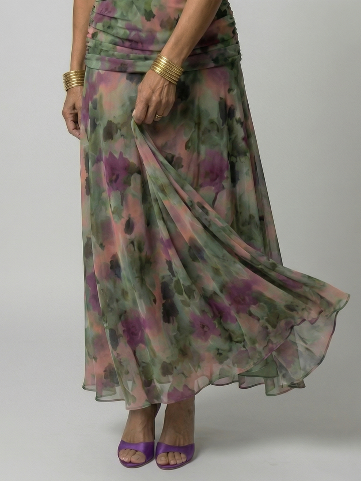 Calen | Abito Midi Casual con Spalle Scoperte