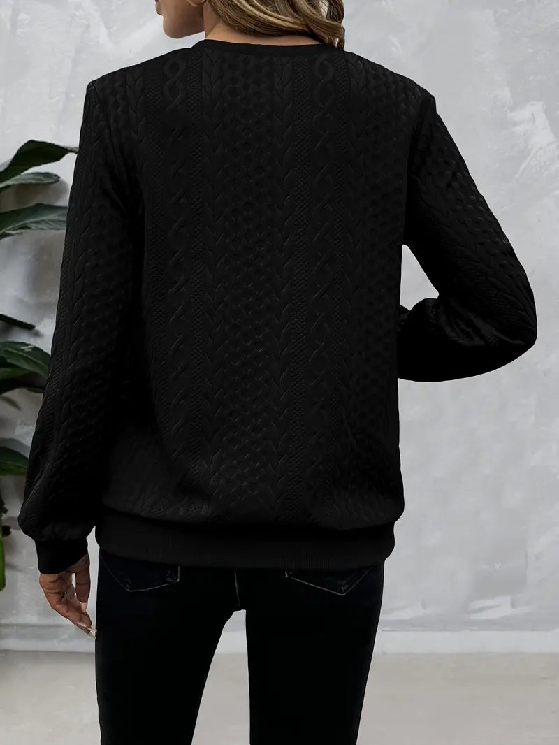 Zoe™ - Pullover con zip elegante per comfort e stile
