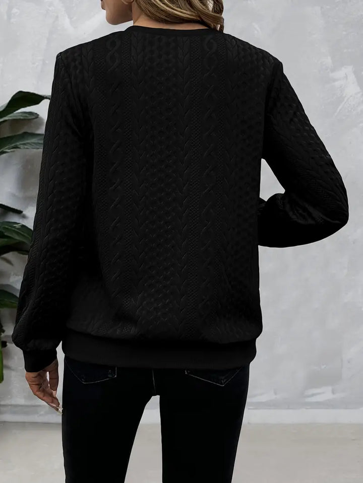 Zoe™ - Pullover con zip elegante per comfort e stile