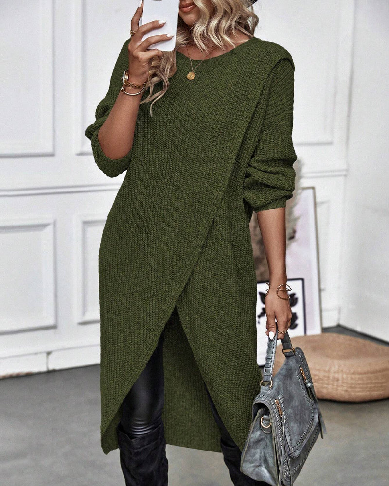 Addison™ - Abito pull confortevole dallo stile irregolare