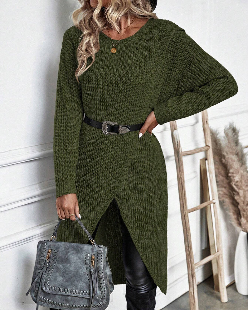 Addison™ - Abito pull confortevole dallo stile irregolare