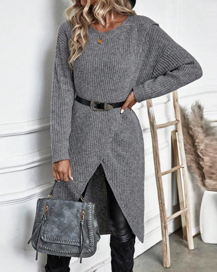 Addison™ - Abito pull confortevole dallo stile irregolare