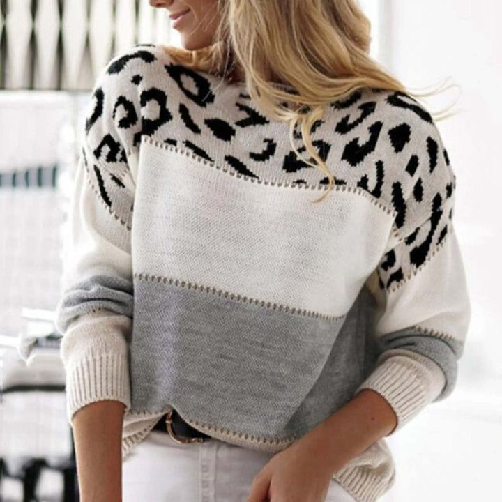 Penelope™ - Maglione con stampa leopardata alla moda