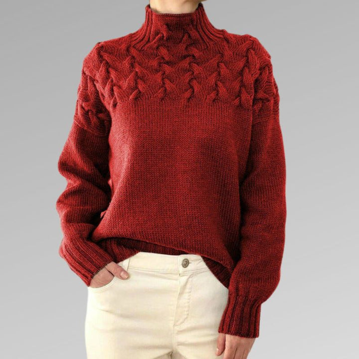 Madison™ - Maglione Elegante con Collo Alto