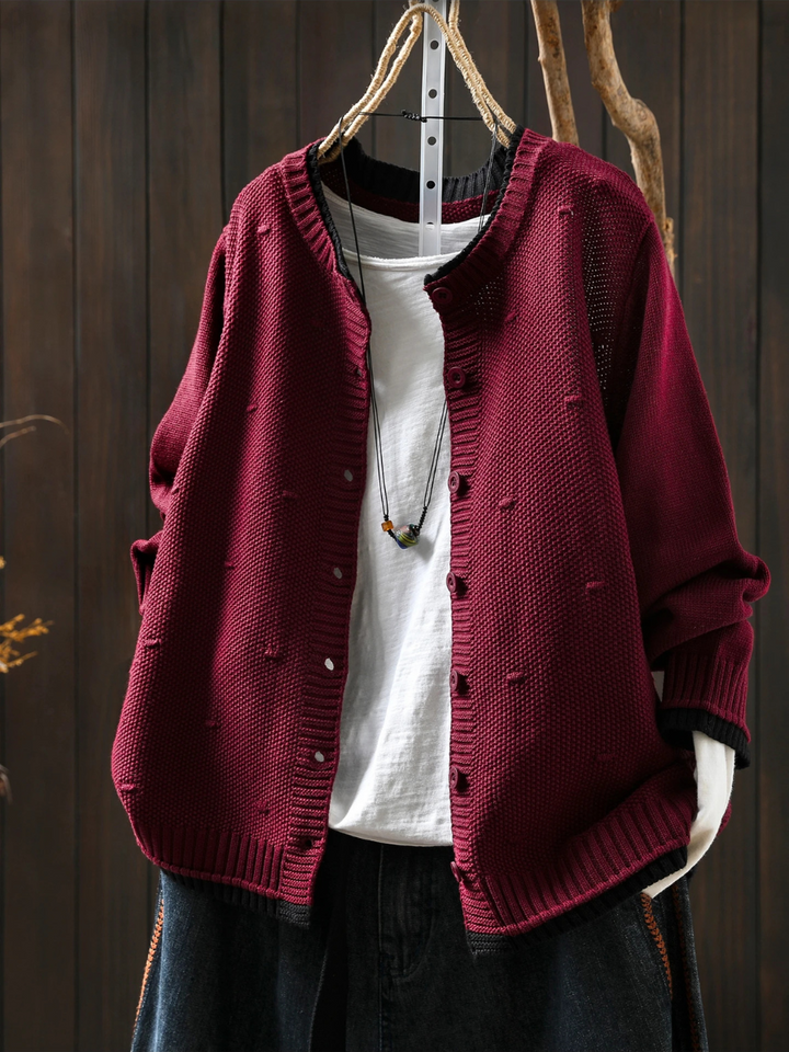 LE ISOLDE | CARDIGAN TESTURIZZATO