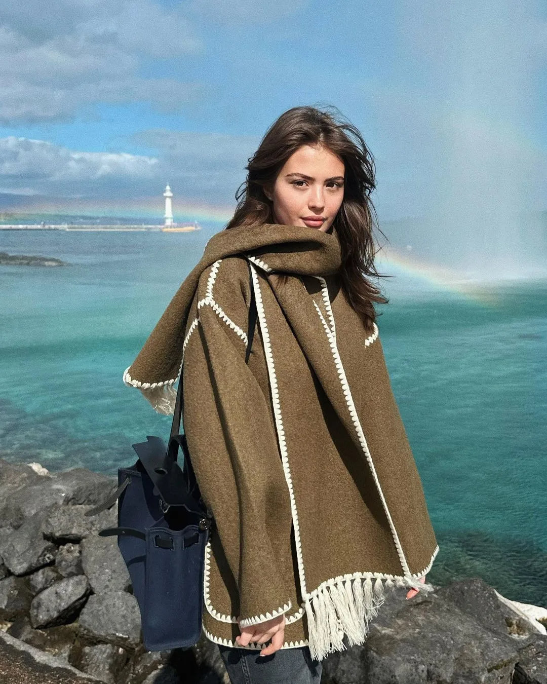 Olivia™ - Cappotto Francese di Design di Alta Gamma