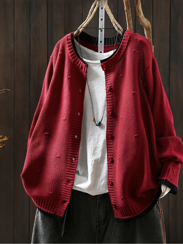 LE ISOLDE | CARDIGAN TESTURIZZATO