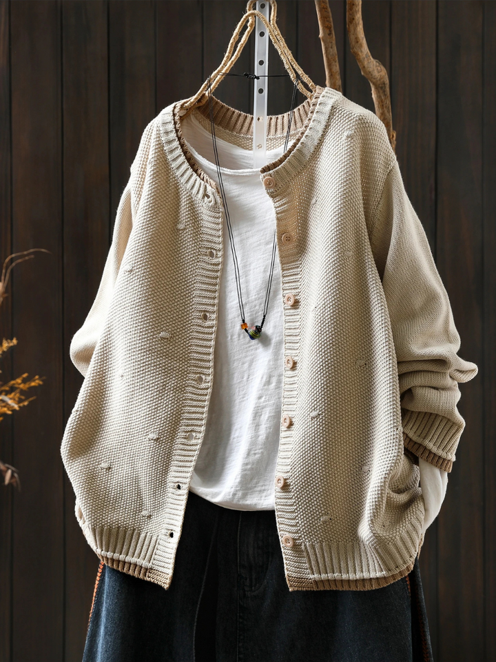 LE ISOLDE | CARDIGAN TESTURIZZATO