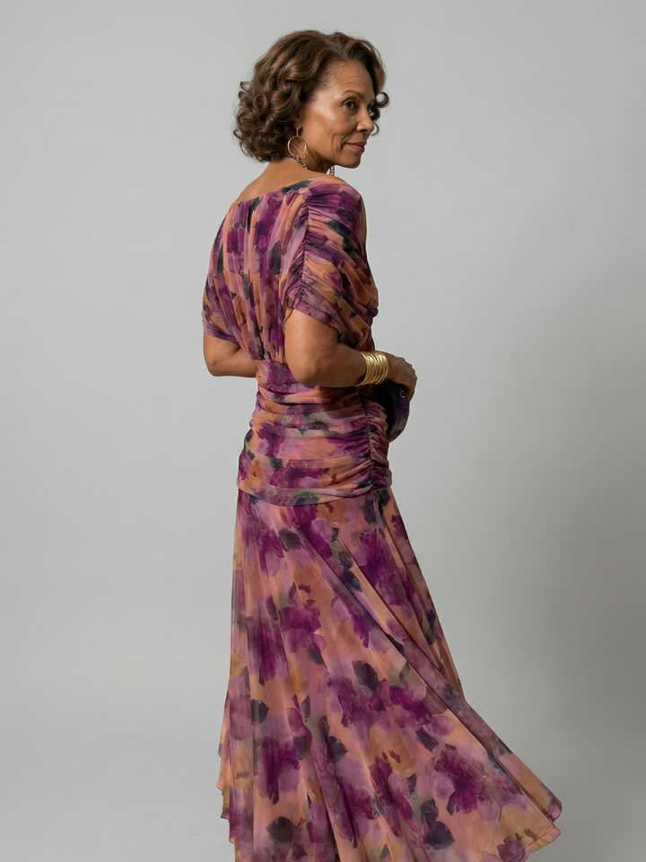 Calen | Abito Midi Casual con Spalle Scoperte