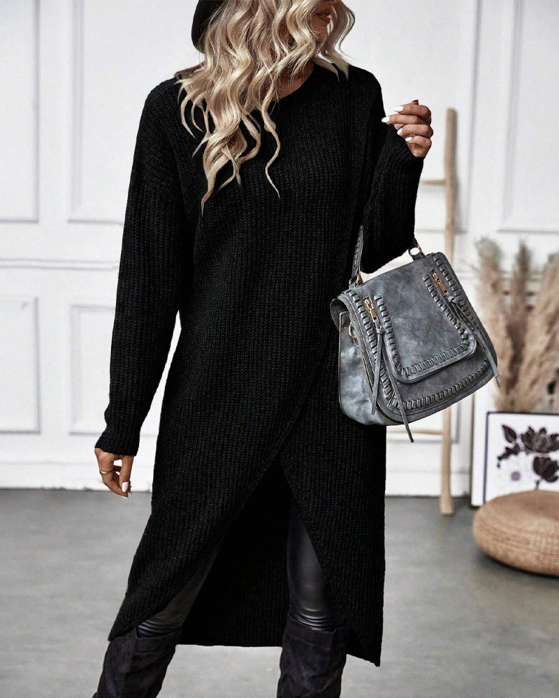 Addison™ - Abito pull confortevole dallo stile irregolare