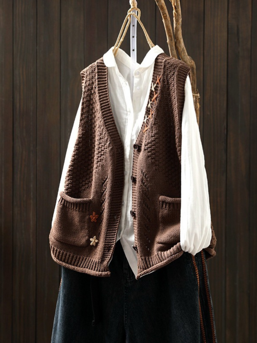 FLORIANNE | GILET IN MAGLIA
