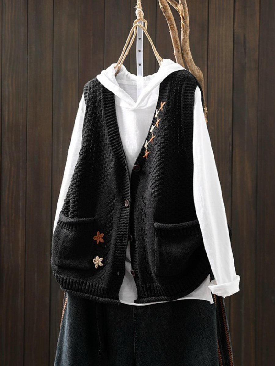 FLORIANNE | GILET IN MAGLIA