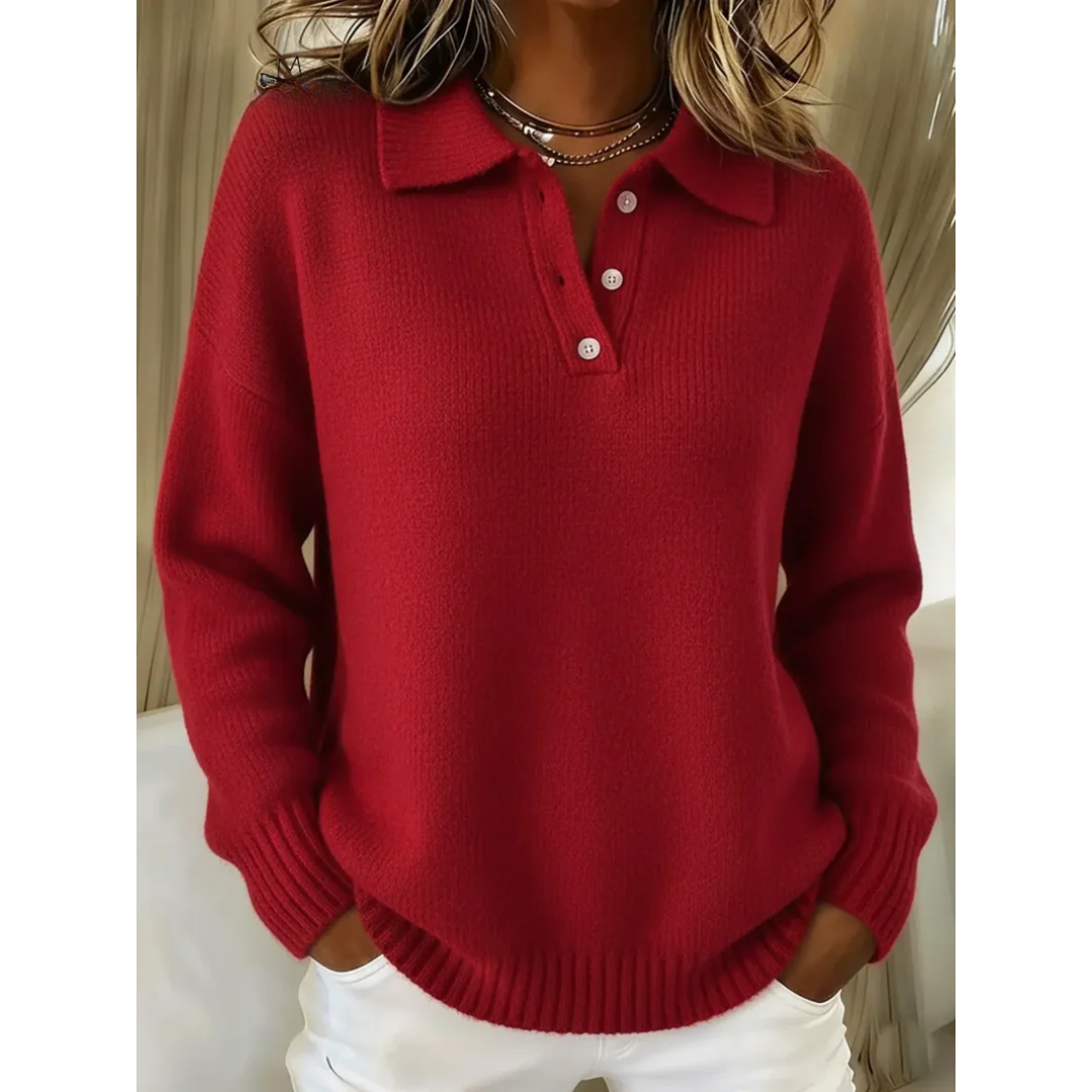 Marina | Pull polo morbido