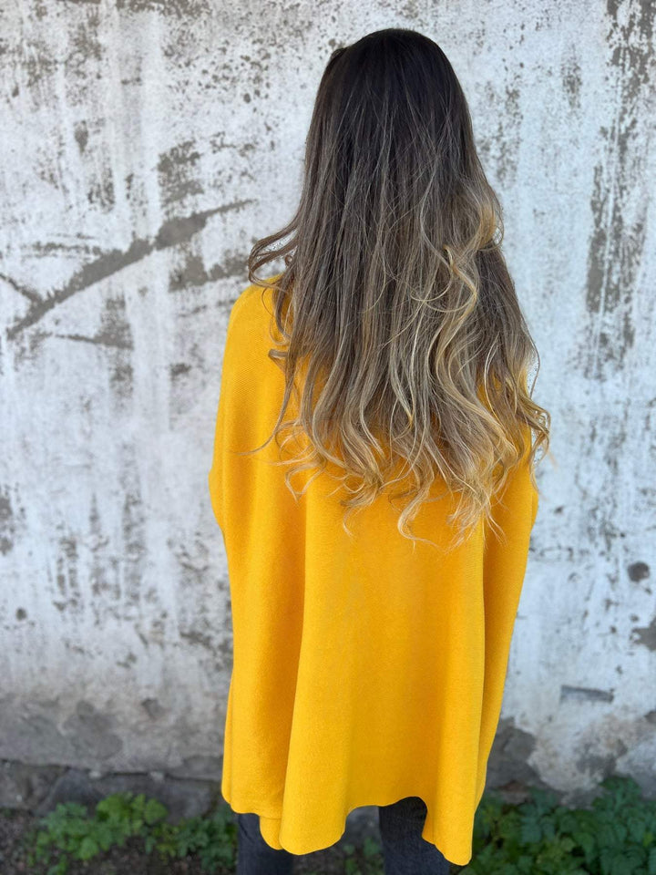 Grace™ - Maglione a collo a V confortevole a maniche lunghe