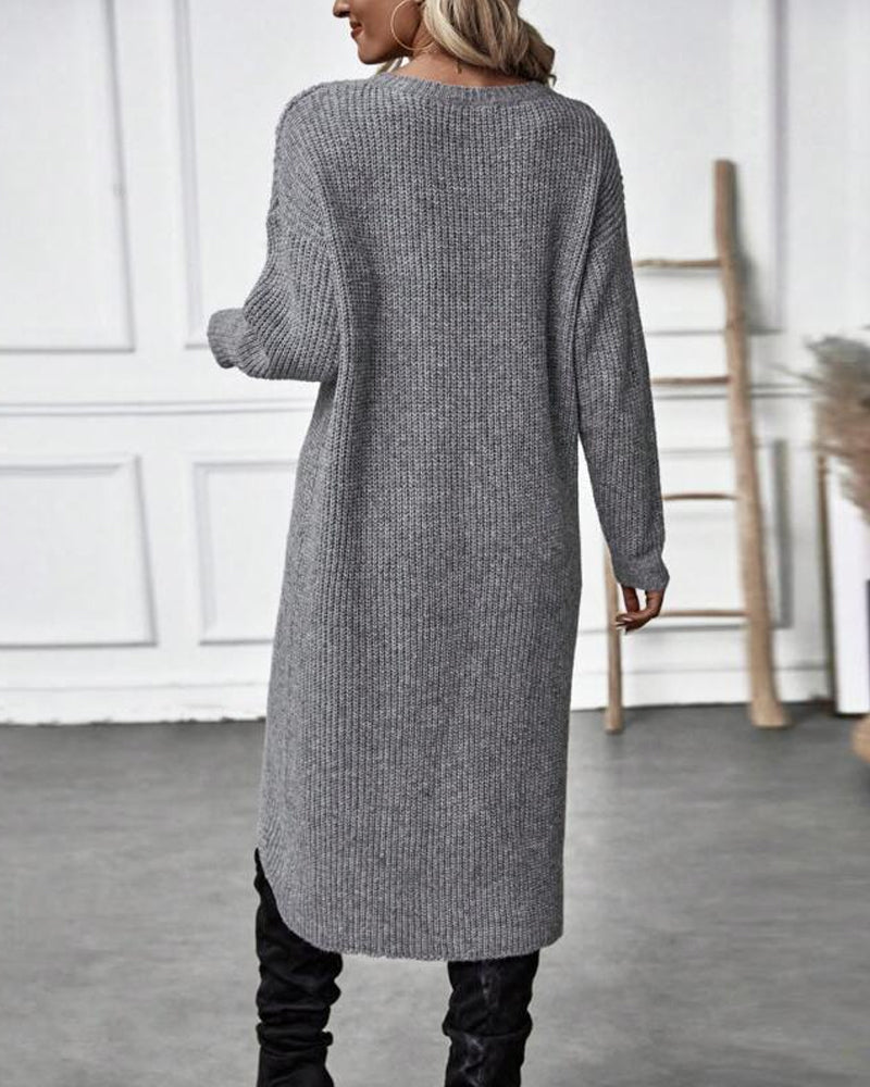 Addison™ - Abito pull confortevole dallo stile irregolare