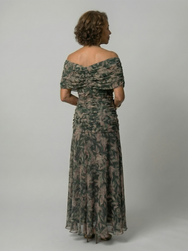 Calen | Abito Midi Casual con Spalle Scoperte