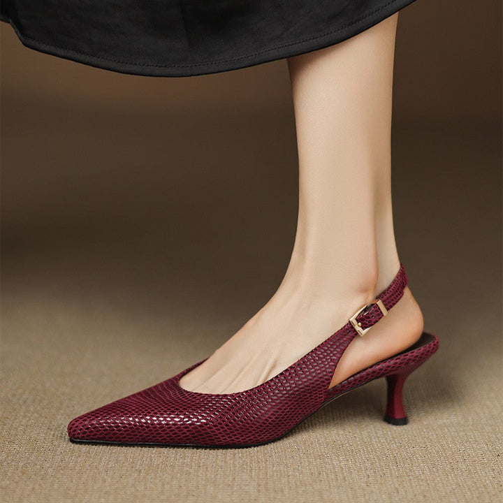 Céliane Tacchi Slingback in Pelle Punta