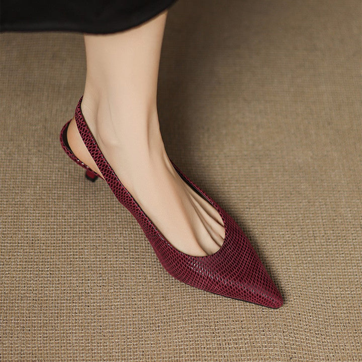 Céliane Tacchi Slingback in Pelle Punta
