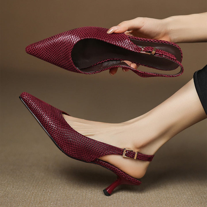 Céliane Tacchi Slingback in Pelle Punta