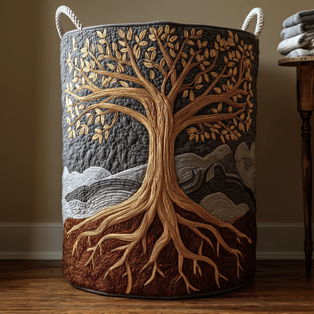 Albero Eterno | Cesto di Stoccaggio Imbottito