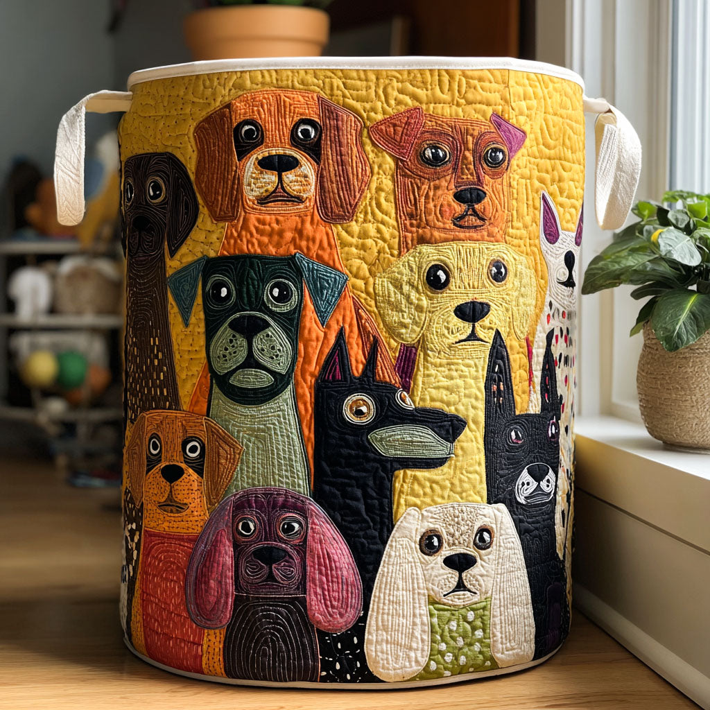 Pieno di Cani | Cesto di Stoccaggio Imbottito