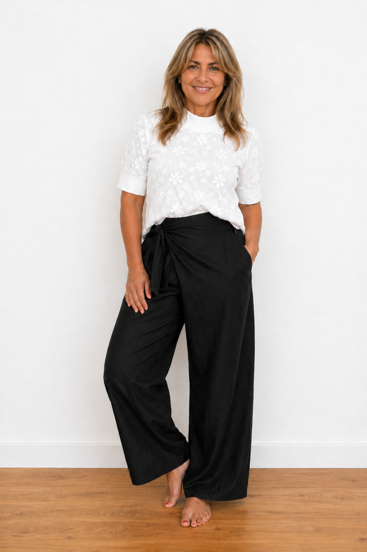 Jolene | Pantaloni estivi a vita alta