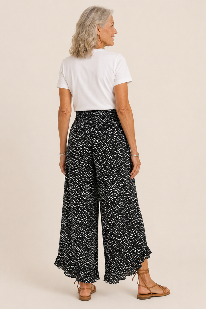 Marielle | Pantaloni larghi leggeri – Snellenti, Confortevoli & Chic