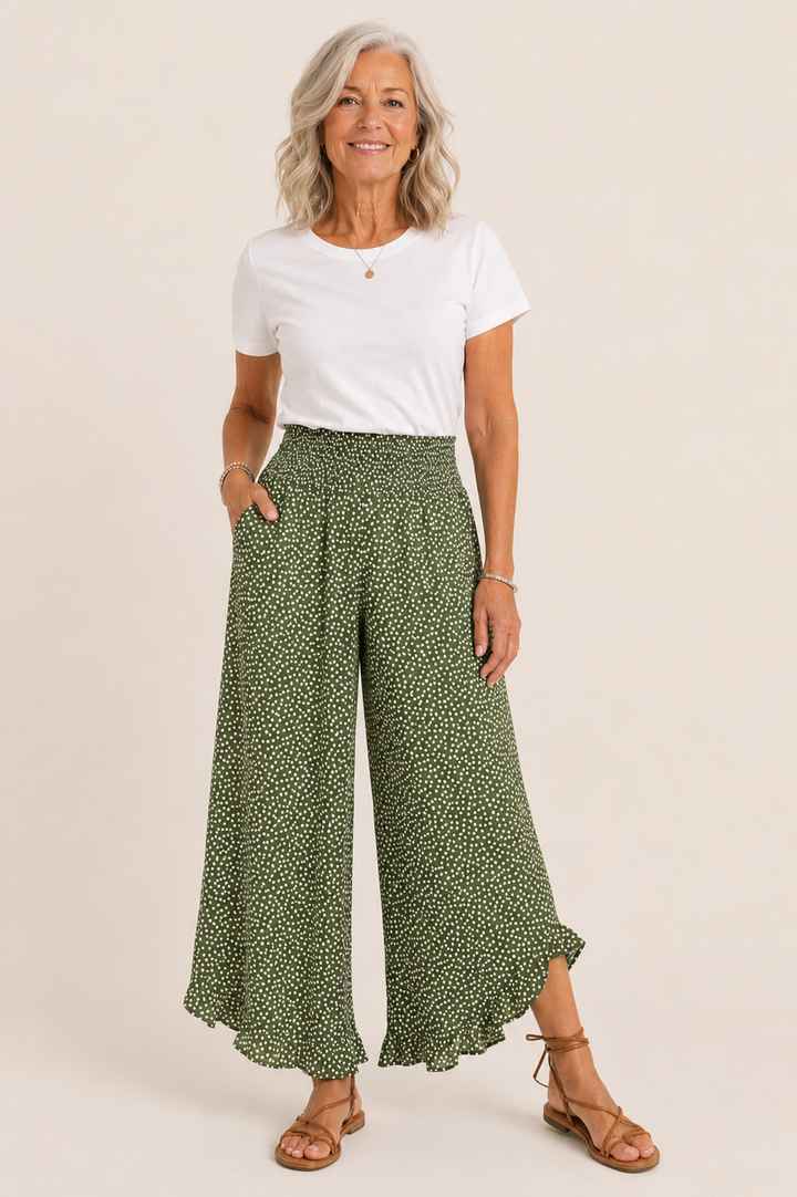 Marielle | Pantaloni larghi leggeri – Snellenti, Confortevoli & Chic