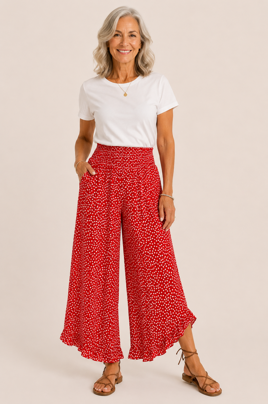 Marielle | Pantaloni larghi leggeri – Snellenti, Confortevoli & Chic