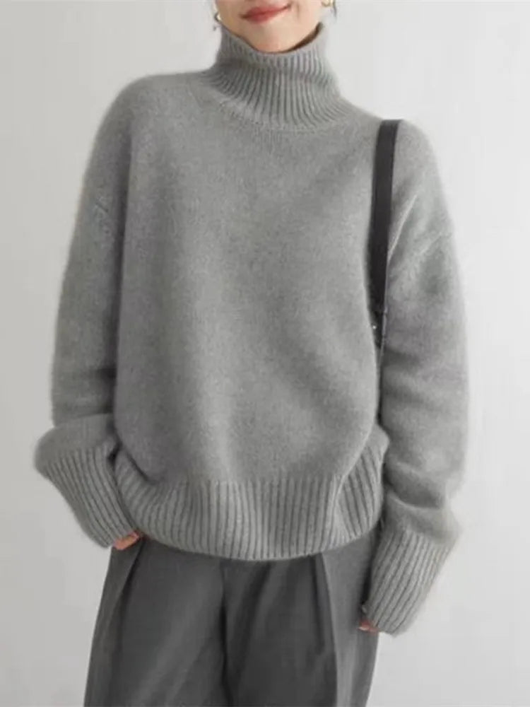 Avery™ - Maglione Collo Alto Morbido e Confortevole