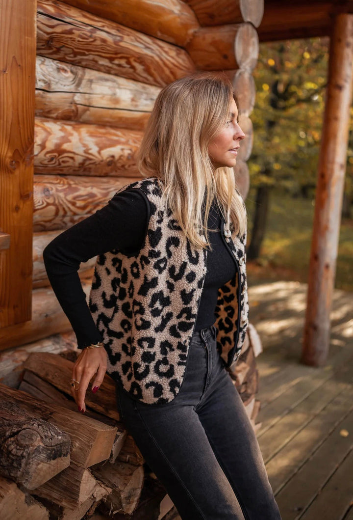 ASTRID™ | Gilet Leopardo