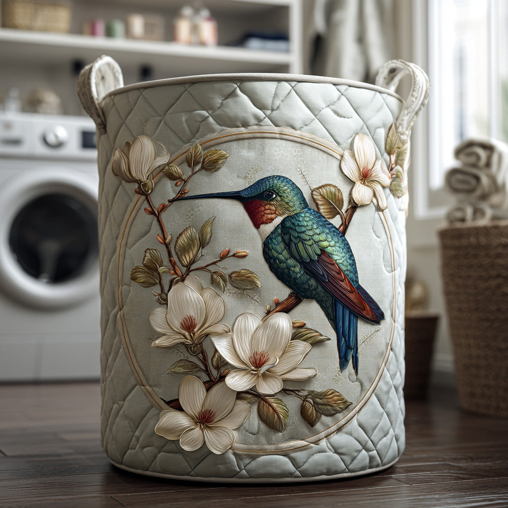 Colibrì | Cesto portaoggetti trapuntato