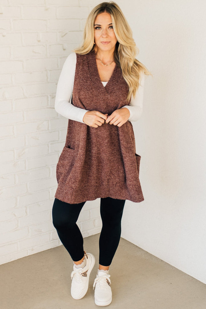 Scarlett™ - Maglioni lunghi eleganti con tasca
