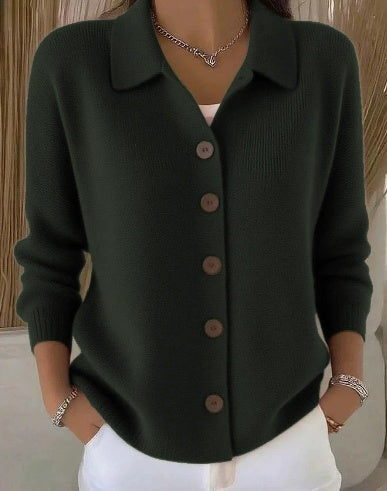 Fosca | Cardigan con colletto a bottoni