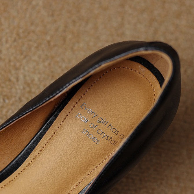 Scarpe con tacco Cymara in pelle