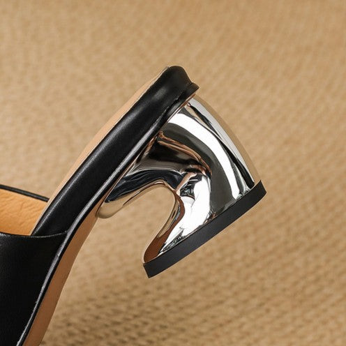 Mules in pelle Virelle Curve