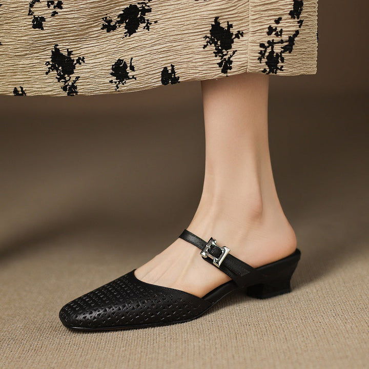 Lou | Mules Traforate con Cinturino