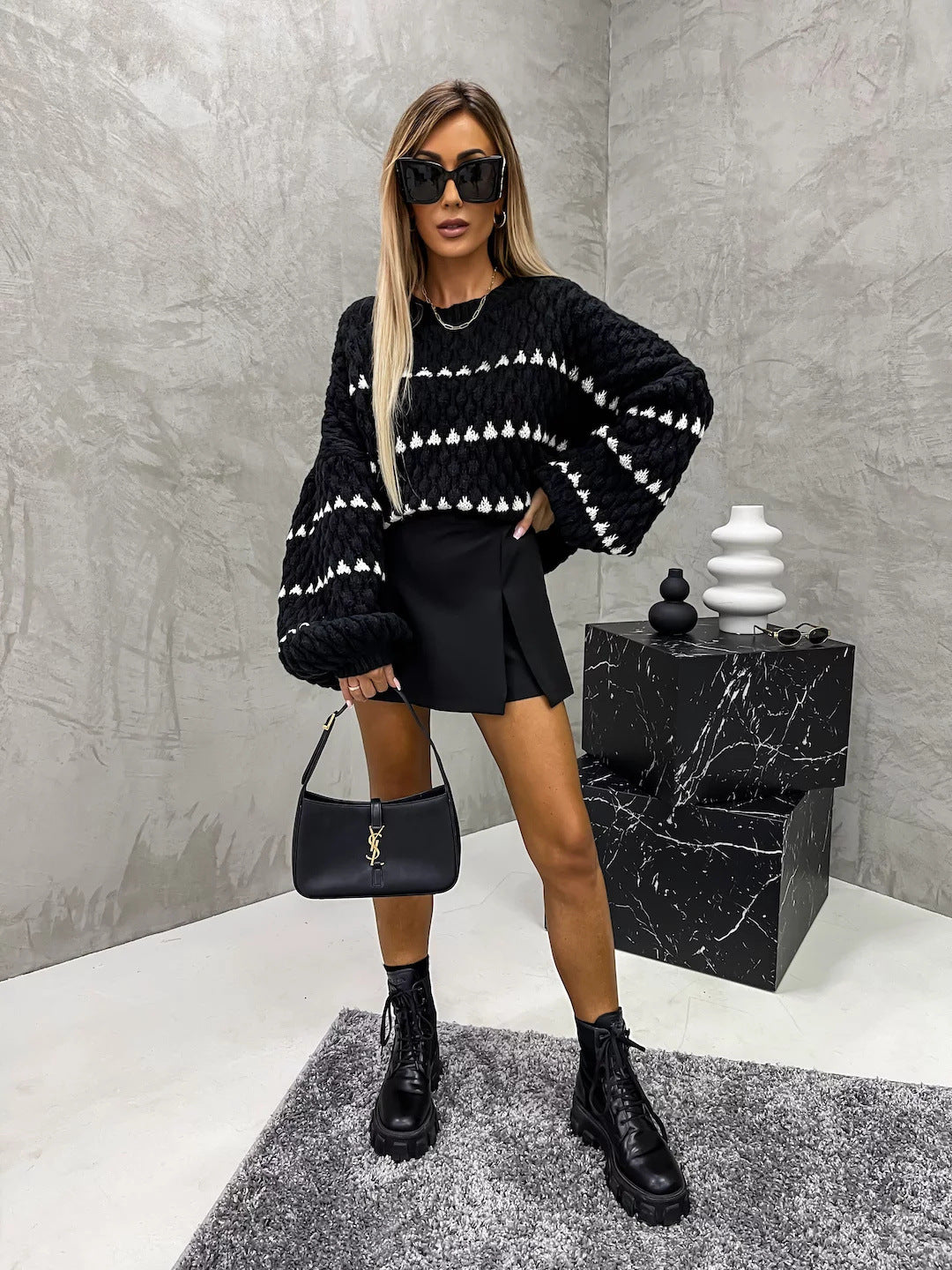 Amelia™ - Pullover a pois elegante