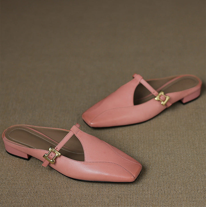 Lavinia | Mules con Cinturino a T