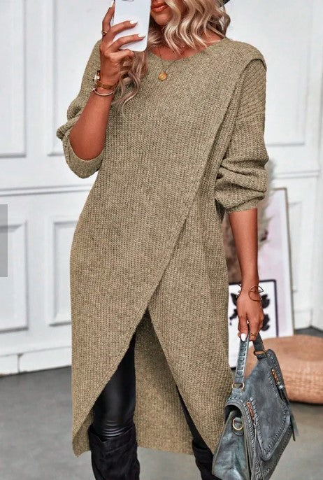 Addison™ - Abito pull confortevole dallo stile irregolare