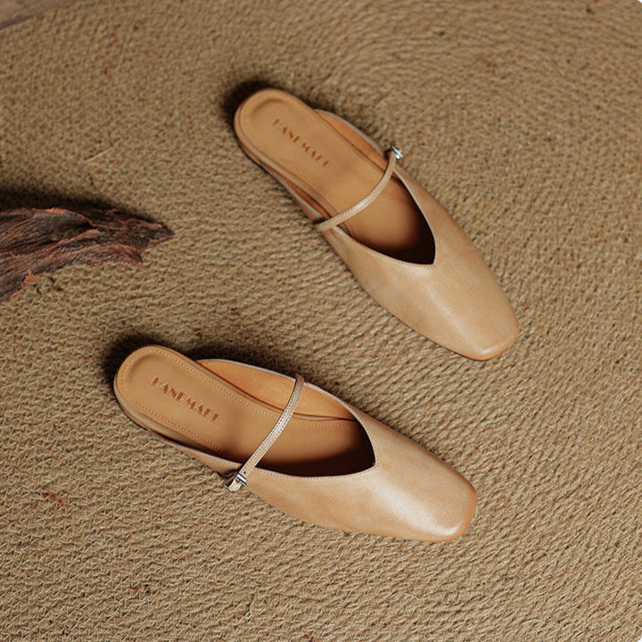 Carol | Mules Mary Jane a Punta Quadrata
