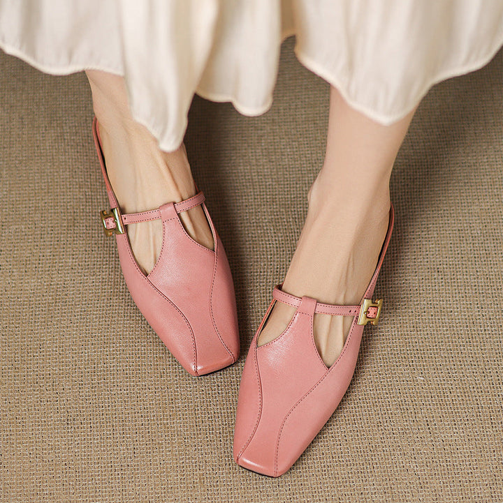Lavinia | Mules con Cinturino a T