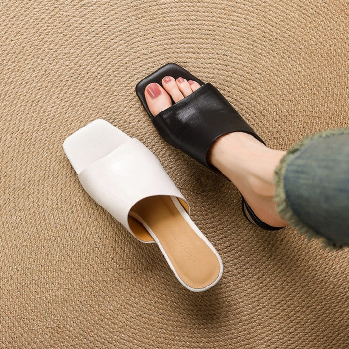 Mules in pelle Virelle Curve