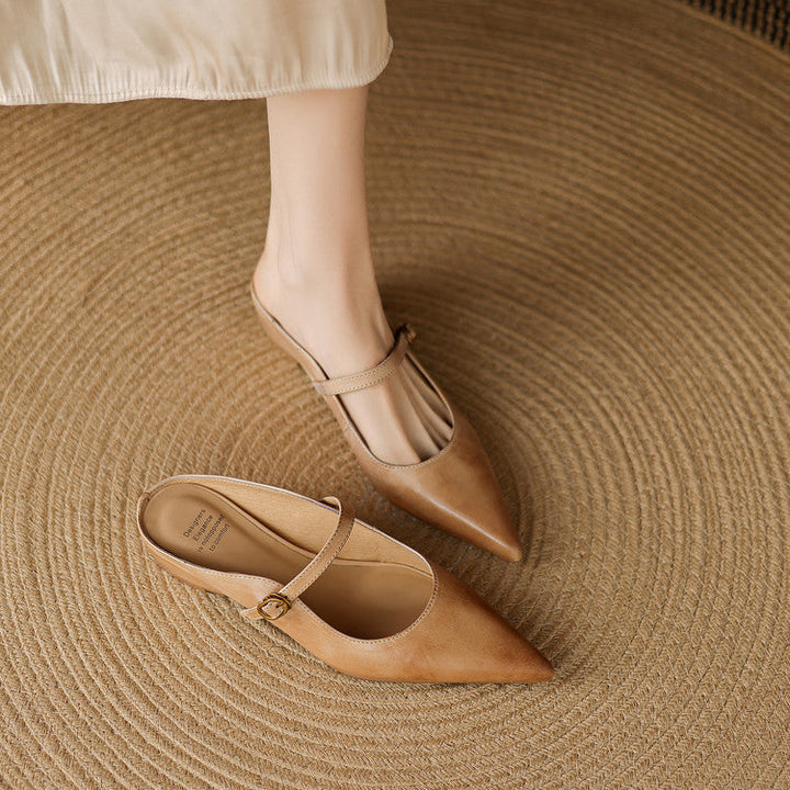 Luna | Mules Mary Jane a Punta