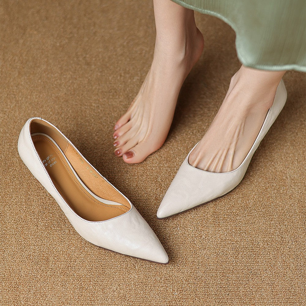 Scarpe con tacco Cymara in pelle