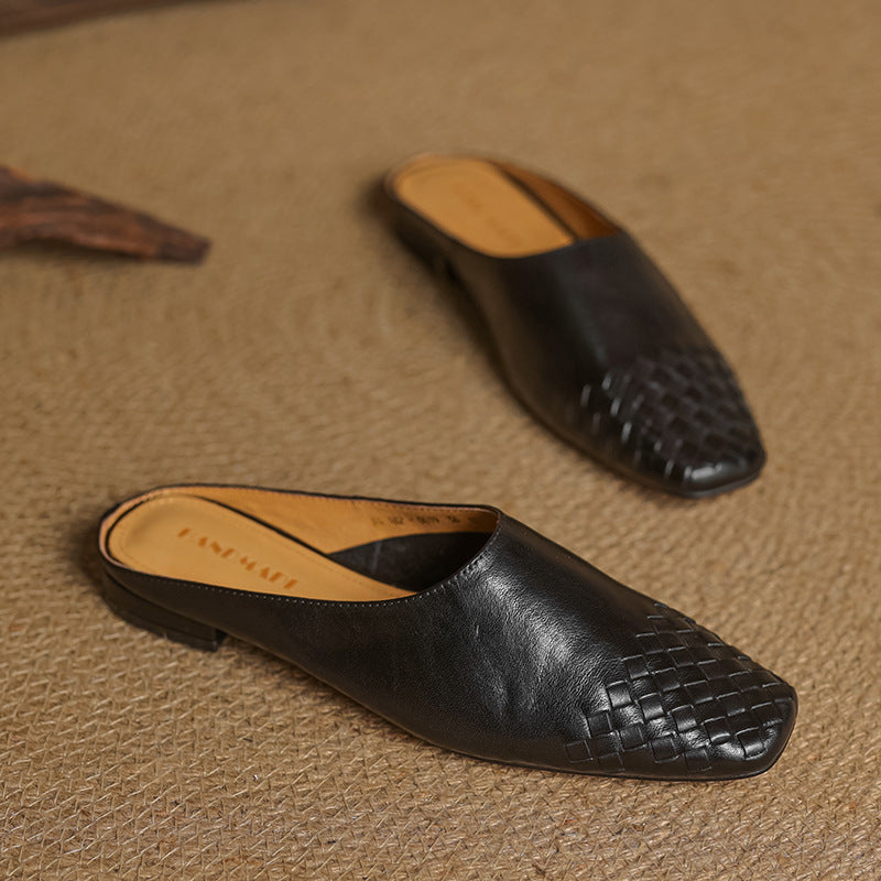 Mule in Vera Pelle Viola
