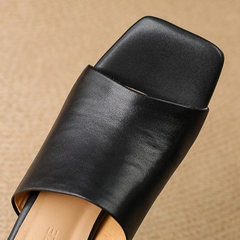 Mules in pelle Virelle Curve