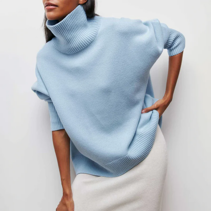 Amelia | Maglione a Collo Alto Elegante