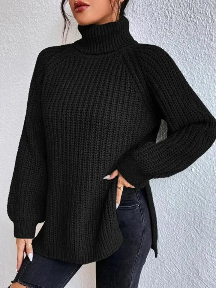 Mia™ - Maglione lungo a collo alto confortevole